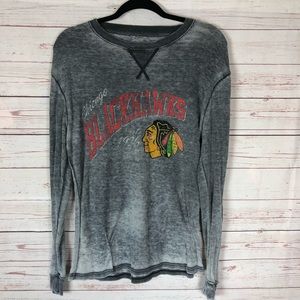 Old Time Hockey Chicago Blackhawks Thermal Sz S